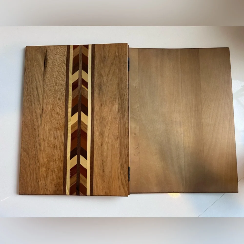 Vintage 1940's Wood Inlaid Scrapbook Junk Journal Photo Album - Picture 6 of 8